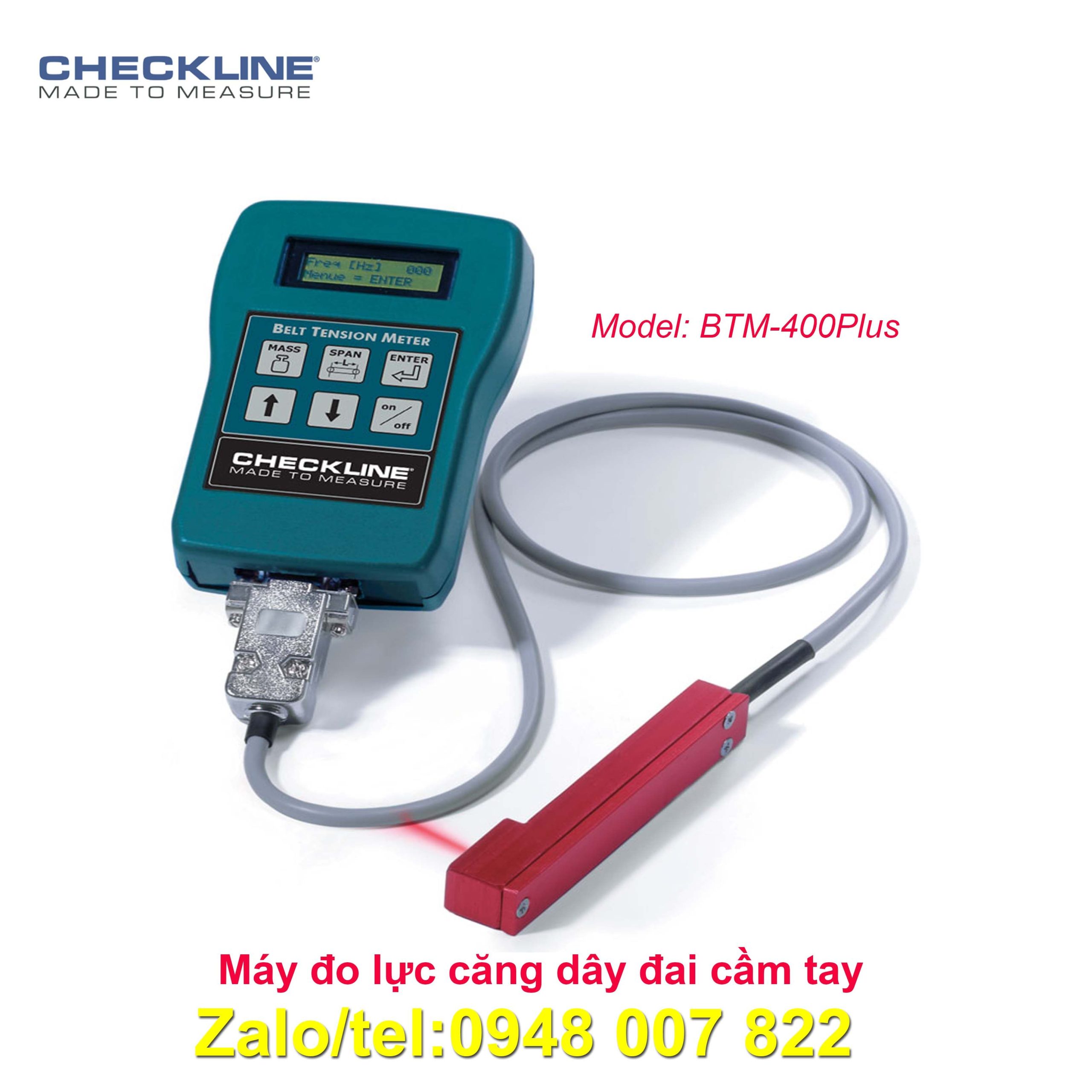 Máy Đo Lực Căng Dây Đai Checkline BTM-400Plus 1 Máy Đo Lực Căng Dây Đai Checkline BTM-400Plus