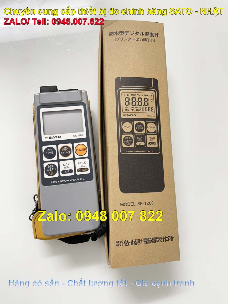 Nhiet ke dien tu sato SK 1260 1
