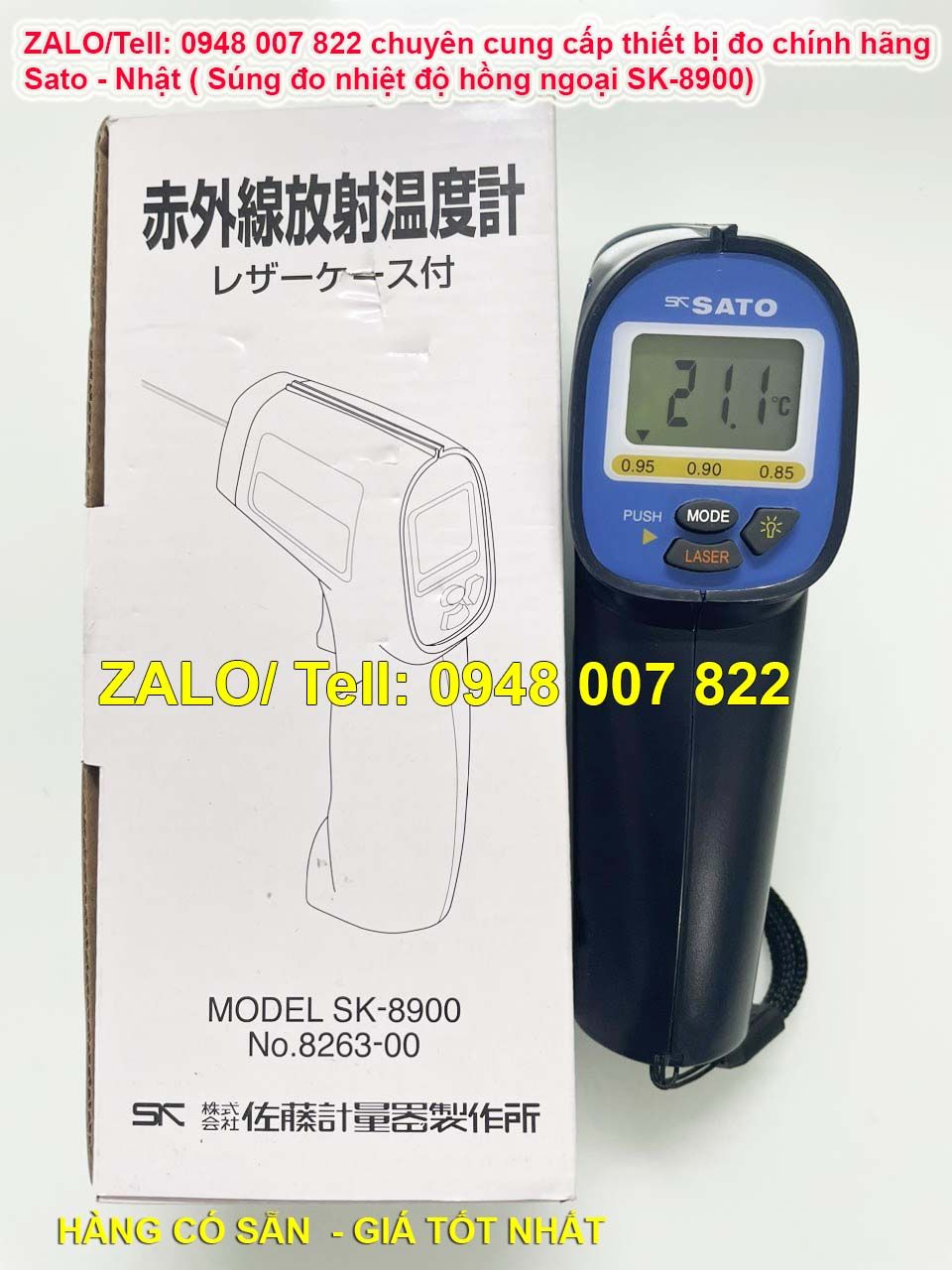nhiet ke hong ngoai sato sk 8900 co san