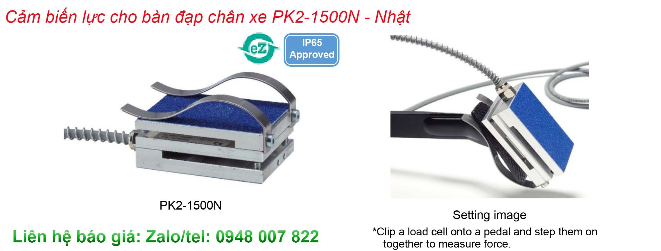 Cam bien luc cho ban dap chan xe PK2 1500N Nhat