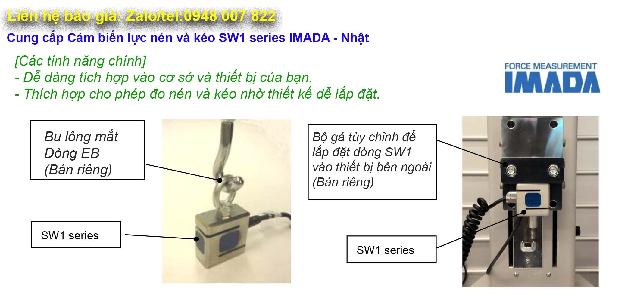 Cung cap Cam bien luc nen va keo SW1 series IMADA Nhat