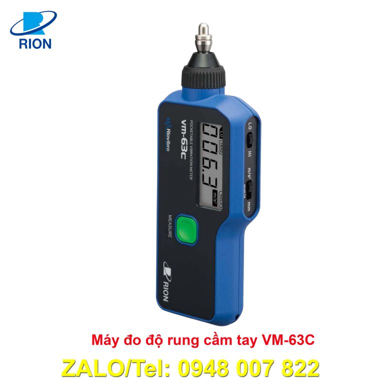 What Is Rion Rung Máy đo độ rung Rion VM-63C | Chính hãng Rion - Nhật