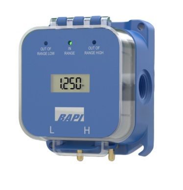 Cảm biến áp suất vi sai đa vùng BAPI BA/ZPM-HR-AT-D 1 Cảm biến áp suất vi sai đa vùng BAPI BA/ZPM-HR-AT-D