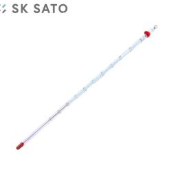 Nhiệt kế thân khắc chìm chứa cồn −5 đến 105°C 30 cm Sato