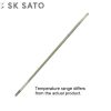 Nhiệt kế thủy tinh 0 đến 100°C dài 300mm Sato 0020-02