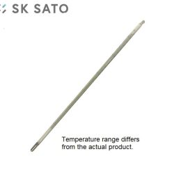 Nhiệt kế tiêu chuẩn loại thân khắc số 0, −50 đến 0°C Sato 0020-00