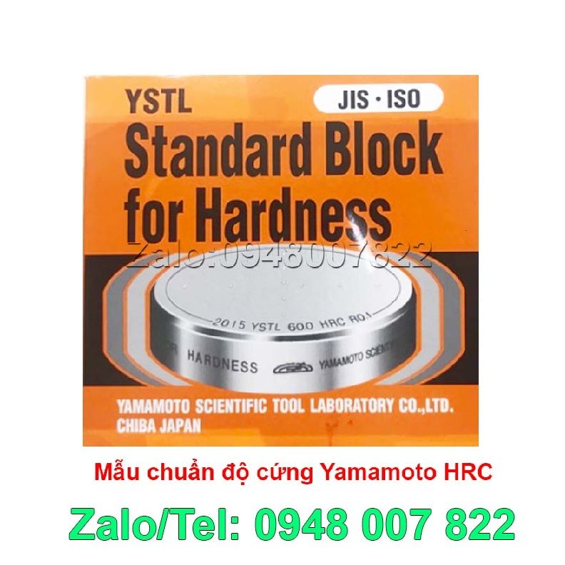 Mẫu chuẩn độ cứng Yamamoto HRC-25 1 Mẫu chuẩn độ cứng Yamamoto HRC-25
