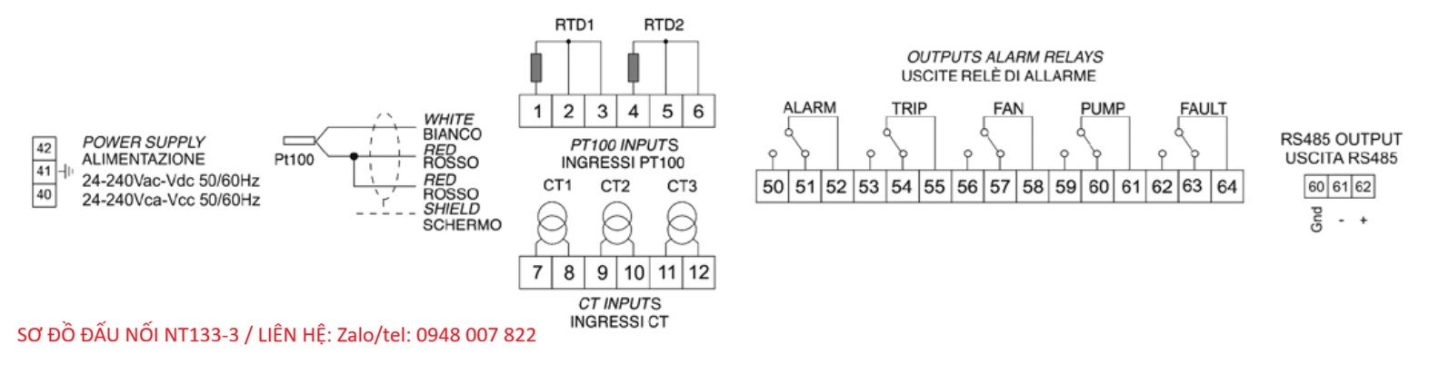 so do dau noi NT133 3 Tecsystem
