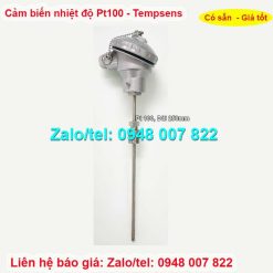 Cảm biến nhiệt độ Pt100 dài 250mm phi 6 Tempsens