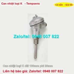 Can nhiệt loại K dài 100mm phi 20mm Tempsens