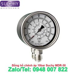 Đồng hồ chênh áp 10bar Suchy MDR-30
