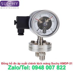 Đồng hồ đo áp suất chênh lệch màng Suchy KMDP-31