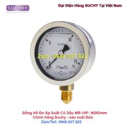 Đồng hồ đo áp suất 16bar Suchy MR-10F