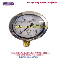 Đồng hồ đo áp suất 250bar Suchy MR-10F