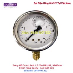 Đồng hồ đo áp suất 4bar Suchy MR-10F