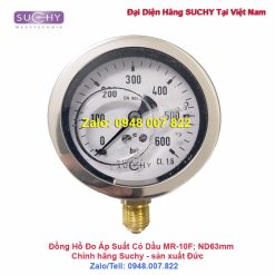 Đồng hồ đo áp suất 600bar Suchy MR-10F