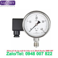 Đồng hồ đo áp suất tín hiệu ra 4..20mA Suchy SMR-36F