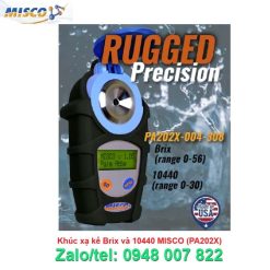 Khúc xạ kế Brix và 10440 MISCO (PA202X)