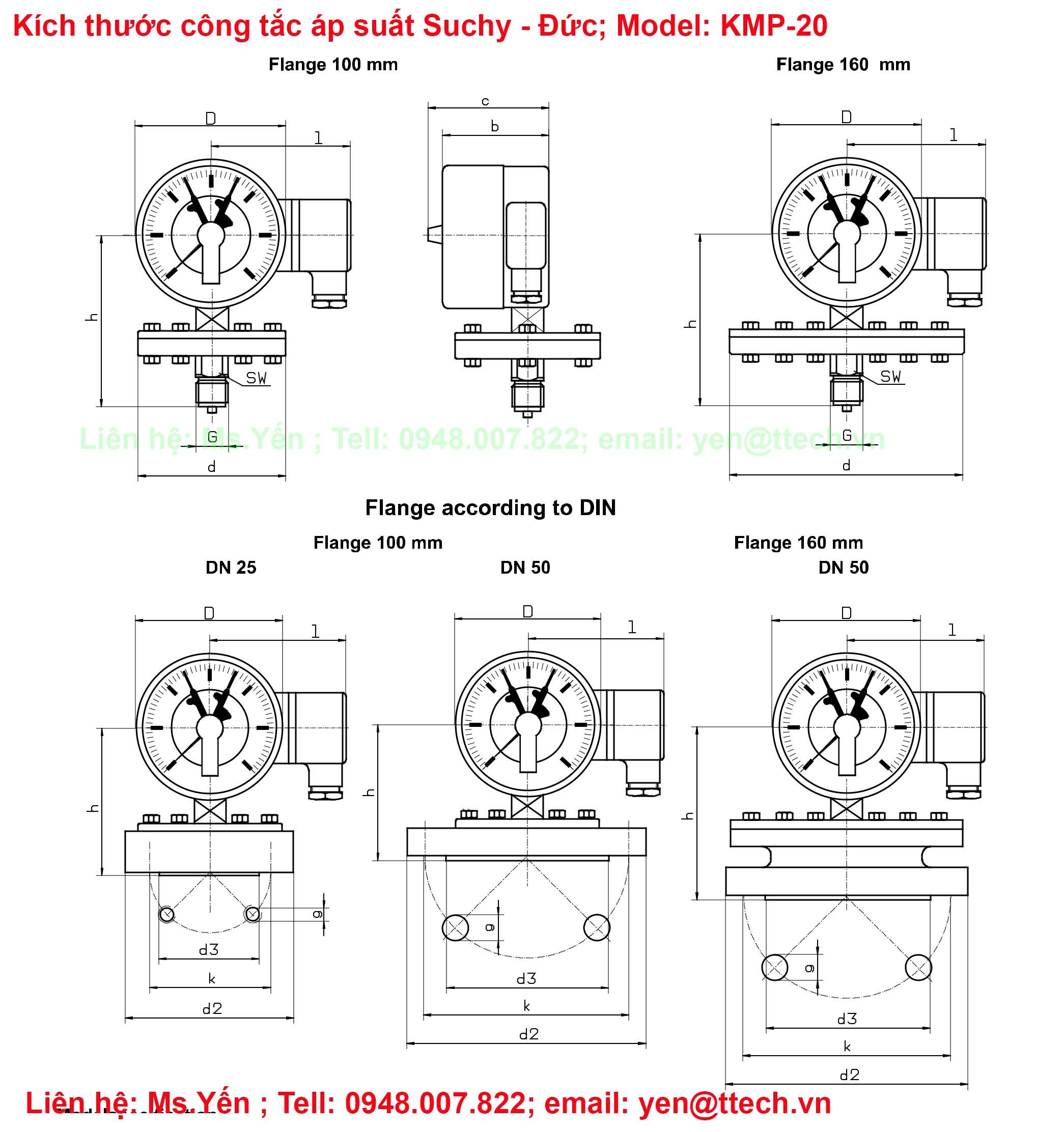 Kich thuoc cong tac ap suat KMP 20