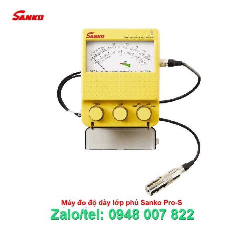 Máy đo độ dày lớp phủ Sanko Pro-S 1 Máy đo độ dày lớp phủ Sanko Pro-S