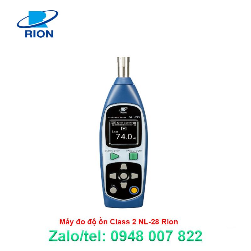 Máy đo độ ồn Class 2 NL-28 Rion 1 Máy đo độ ồn Class 2 NL-28 Rion