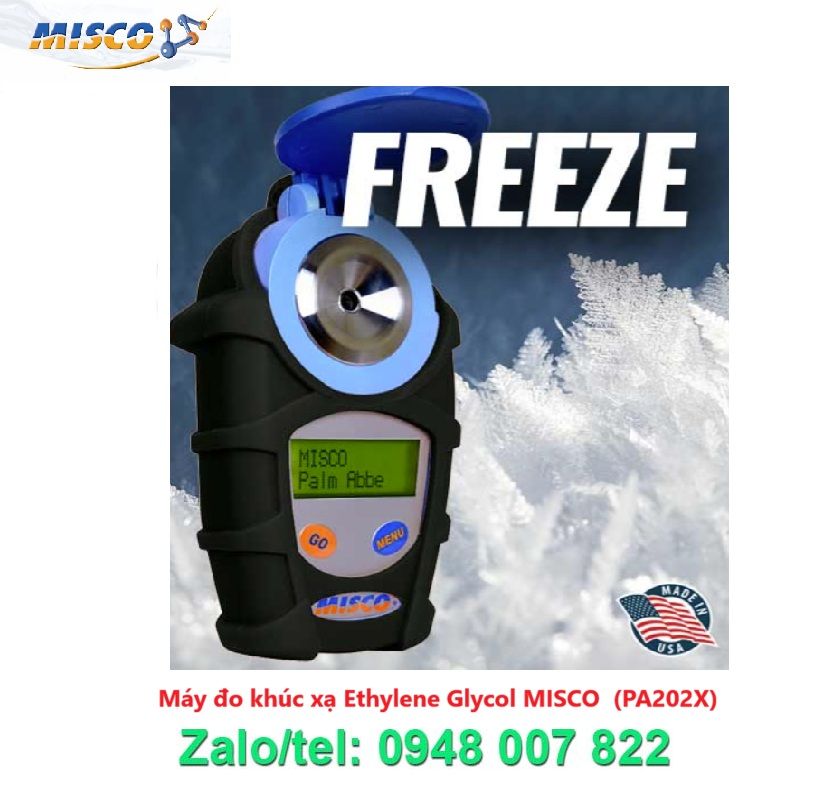 Máy đo khúc xạ Ethylene Glycol MISCO (PA202X) 1 Máy đo khúc xạ Ethylene Glycol MISCO (PA202X)