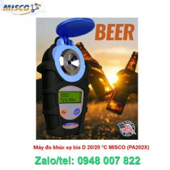 Máy đo khúc xạ bia D 20/20 °C MISCO (PA202X)