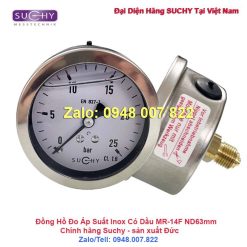 Đồng hồ đo áp suất 25bar Suchy MR-14F