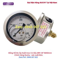 Đồng hồ đo áp suất 400bar Suchy MR-14F