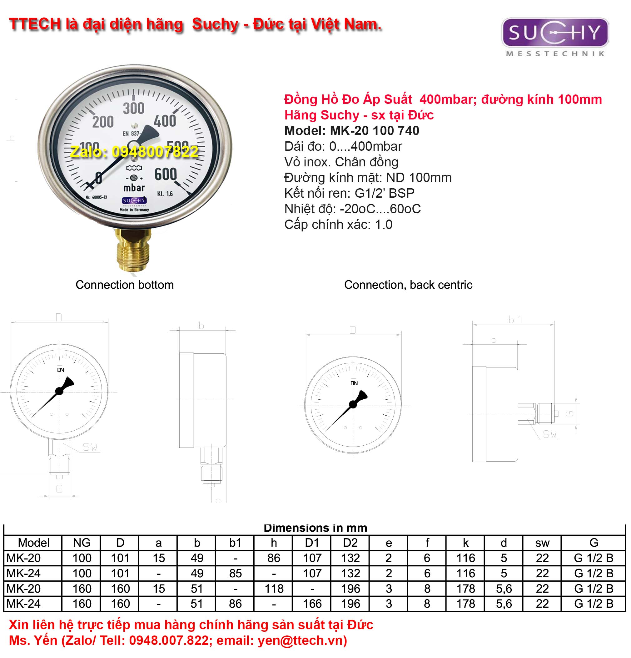 kich thuoc dong ho ap suat MK 20 100 760 600mbar SUCHY